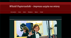 Desktop Screenshot of papierzanski.com