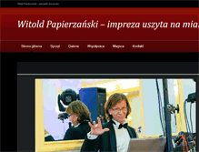 Tablet Screenshot of papierzanski.com